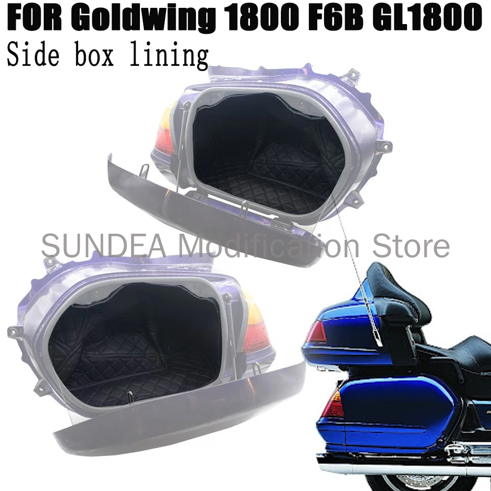 

For Goldwing 1800 F6B GL1800 Storage Trunk Liner Cushion Luggage Cargo Box Protector Side box lining