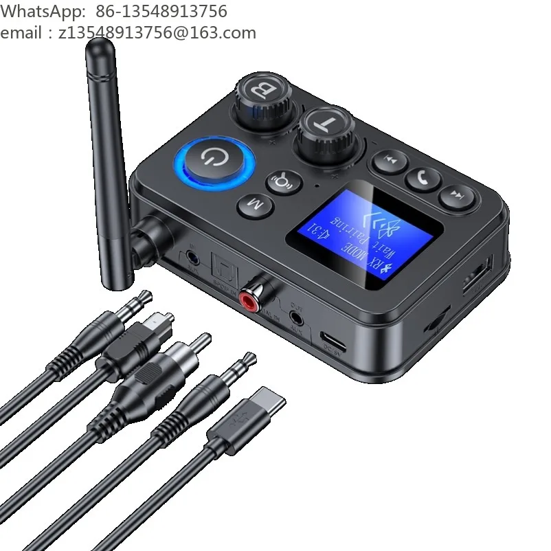 5.4 Bluetooth audio adapter audio adapter receiver transmitter adapter TF card U disk treble heavy bass