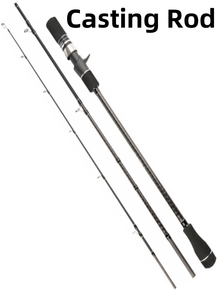 firemaple 1,83/1,91 m 6 ft MH Leistung 3 Abschnitte Carbon tragbare Reise langsam Jigging-Rute schnelle feste Spitze Spinning Offshore-Boot-Angelrute 4