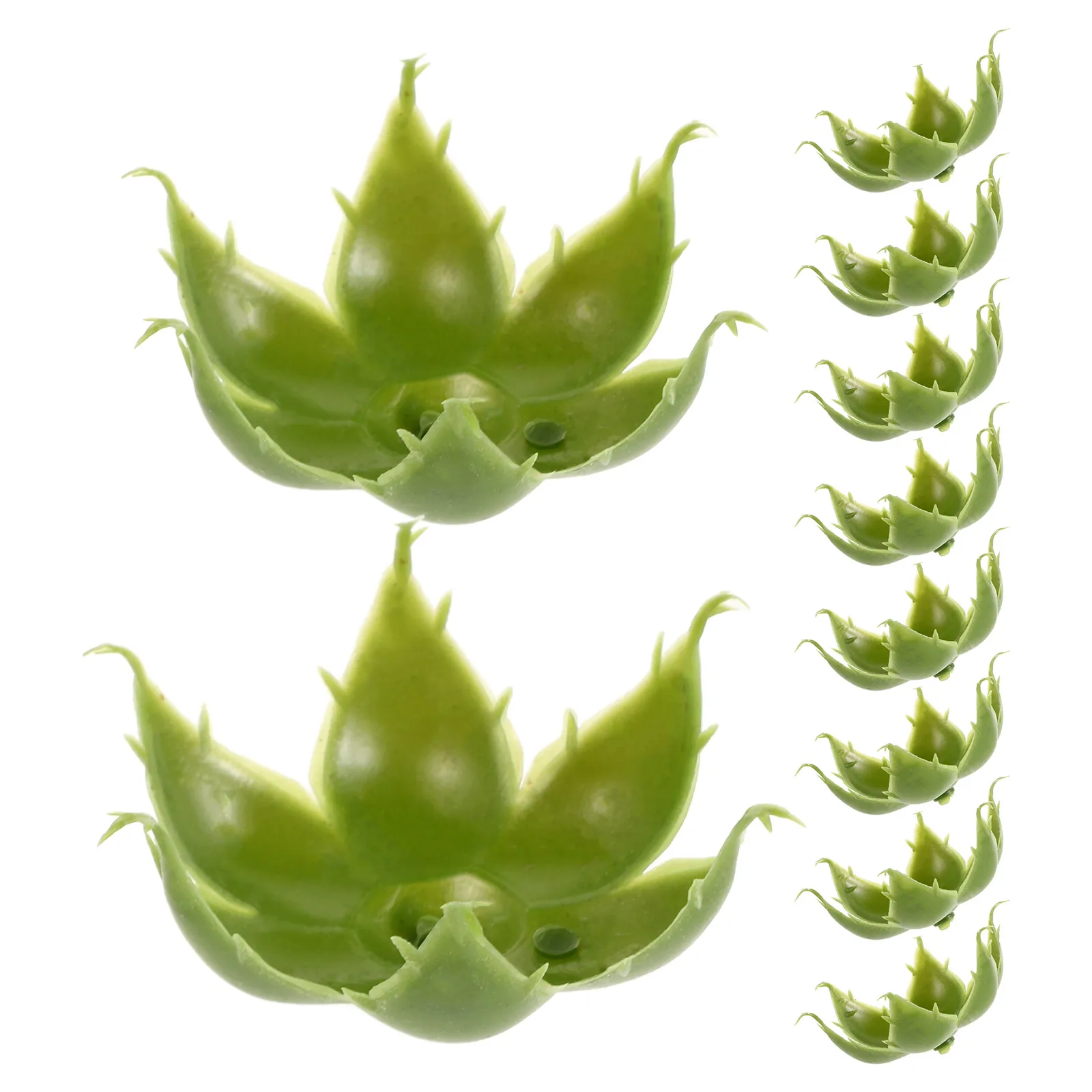 

100Pcs Floral Petals Calyxes Set Artificial Rose Calyx for DIY Flower Arrangements Fake Green Sepals Bouquet Accessories