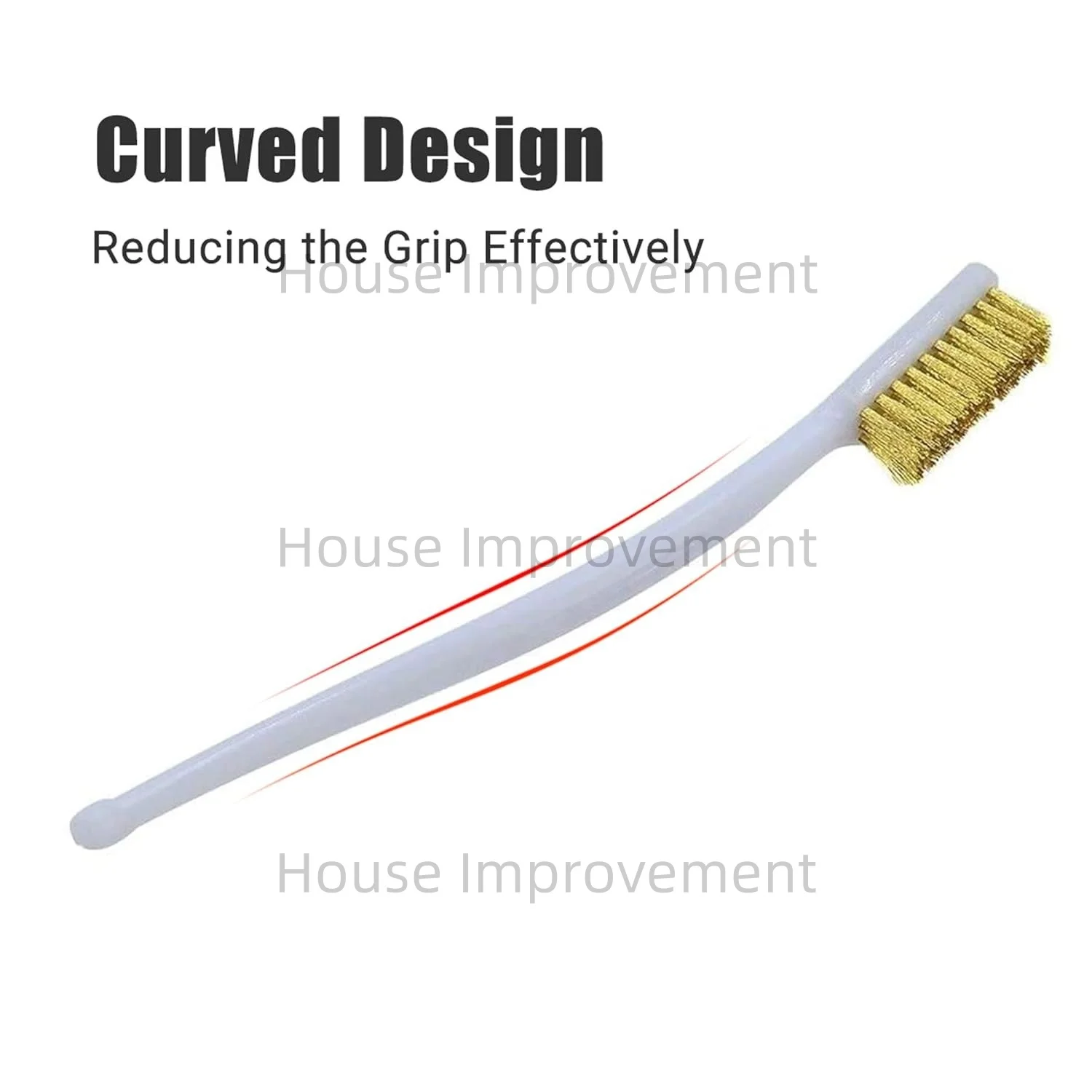 فرش الأسلاك النحاسية 5 قطعة ثلاثية الأبعاد فوهة الطابعة أداة تنظيف الأسلاك النحاسية فرشاة الأسنان النحاس مقبض فرشاة السرير الساخن تنظيف أجزاء