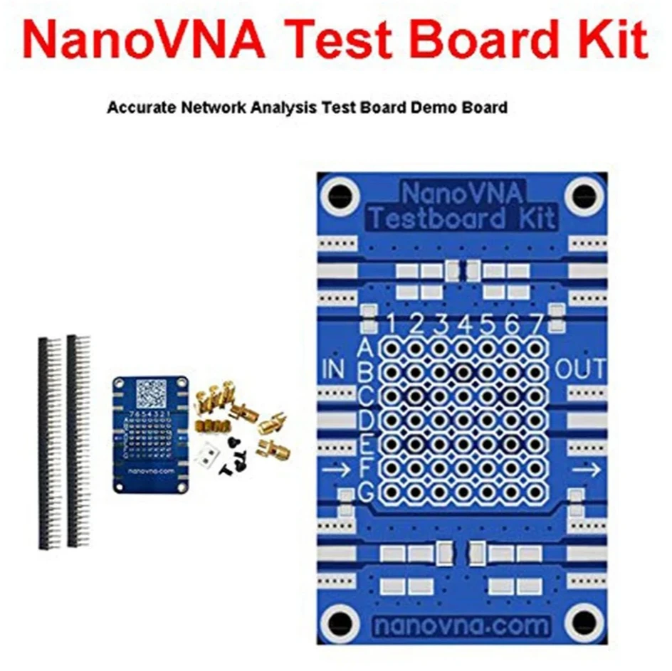 NanoVNA Testboard Network Analyysis Test Board Demonstration Board Vector Network Analyzer Test Board Kit