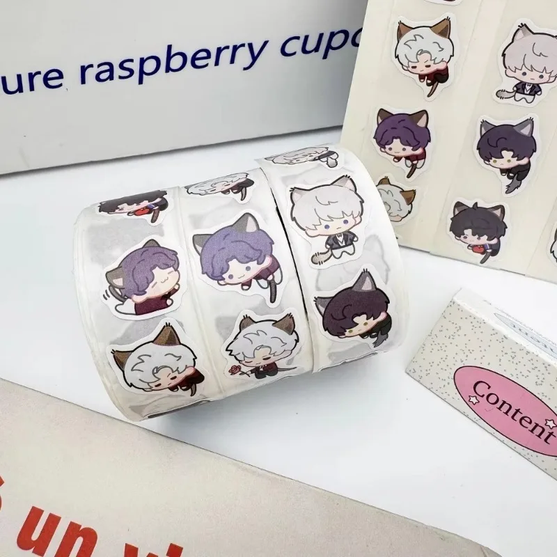 500 قطعة لعبة الحب والفضاء العميق مواء ملصقات المنزل لطيف Q نسخة القط سلسلة سيلس Xavier DIY بها بنفسك حساب الكمبيوتر ديكور ختم التسمية