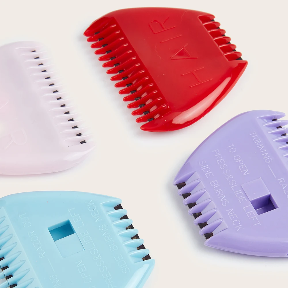 Salon Hair Razor Comb Sharp Hair Cutter Comb Double Edge Razor Hair Cutting Comb for Thin and Thick Hair Trimming and Styling
