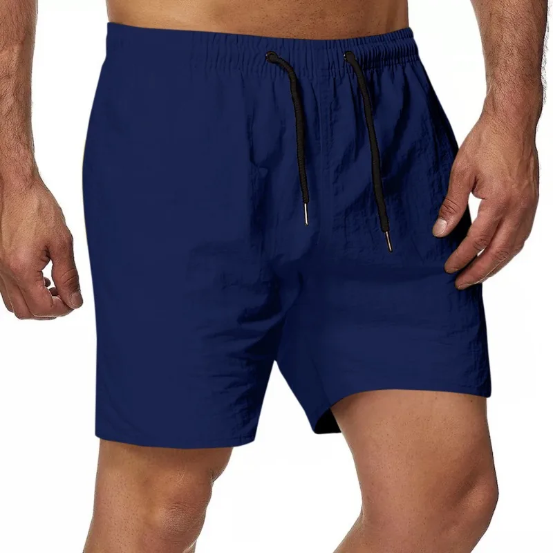 Summer Men's Shorts, European and American Casual Sports Five Part Pants, Men's Oversized Loose Shorts, Beach Pants