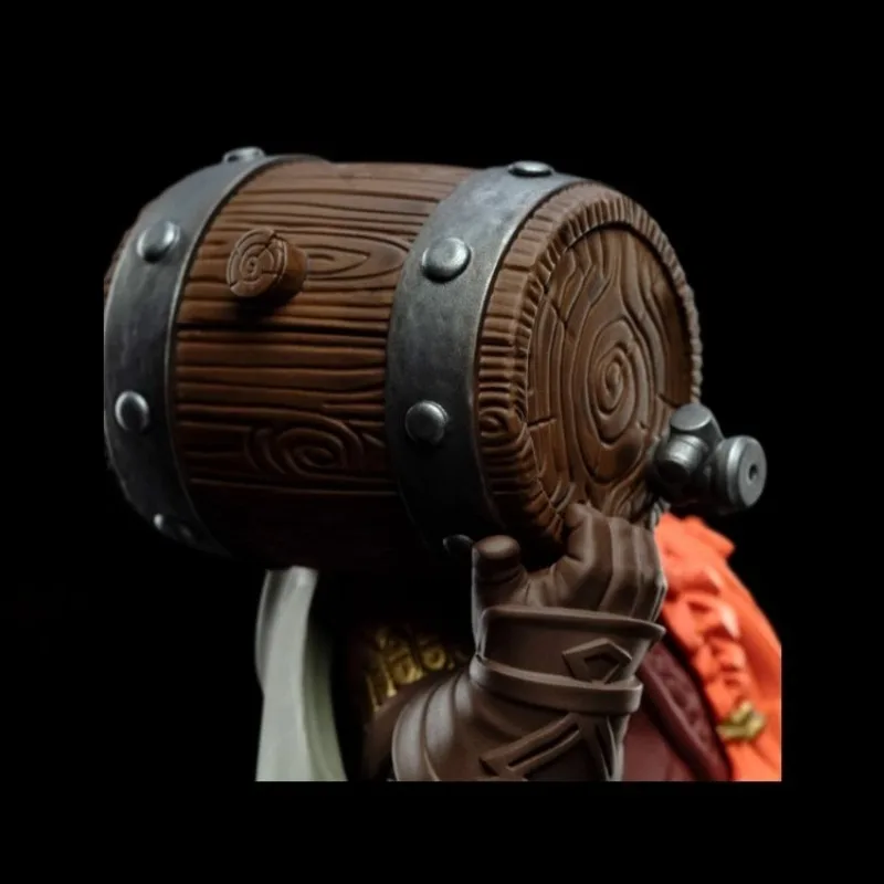 Q-version GIMLI Dwarf King Golden Gimli Barrel Limited Edition Figurine Gift for Boyfriend