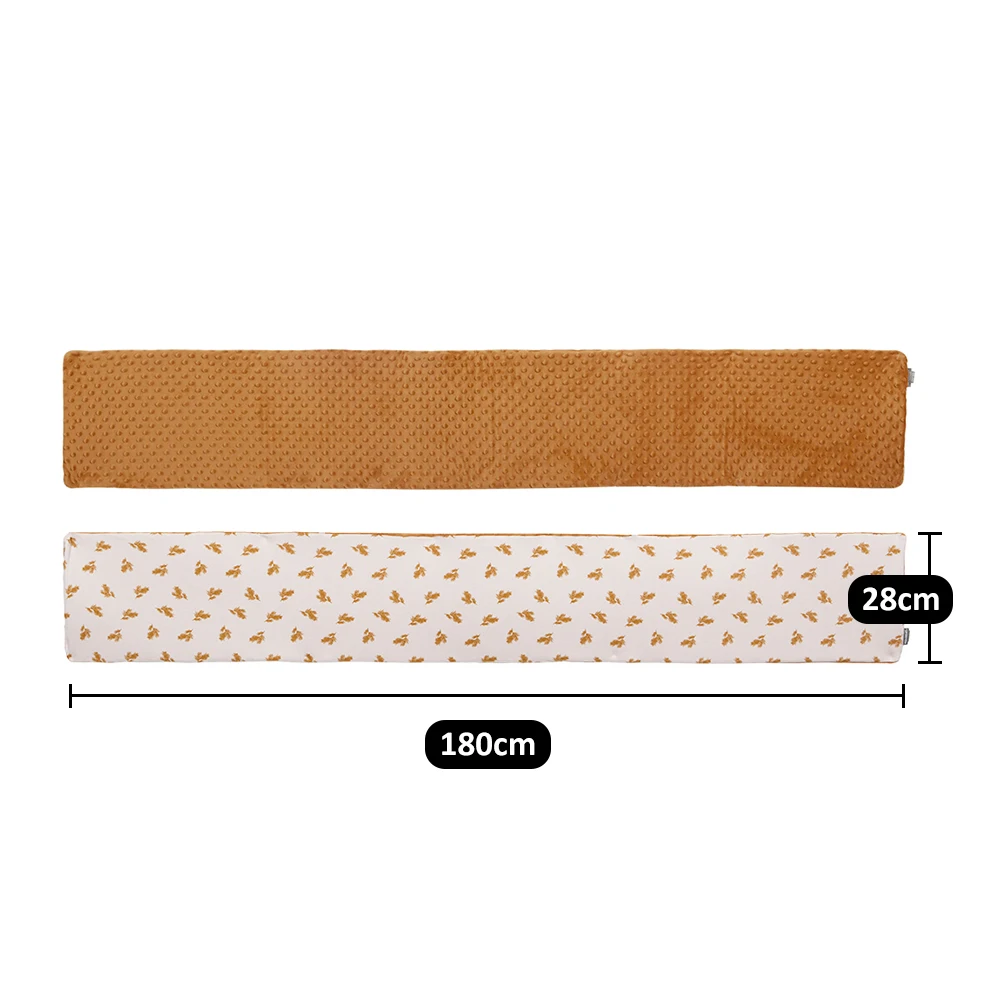 Protector de cuna acolchado anticolisión – Algodón y terciopelo lavable
