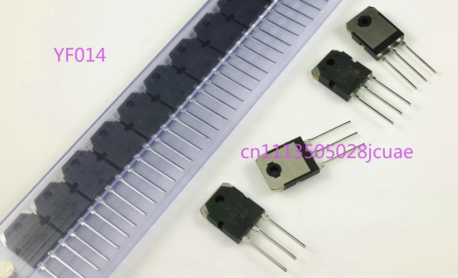 3pcs KTB817 PNP & KTD1047 NPN Complementary Power Transistor TO-3P 100W 12A 140V Audio Amplifier