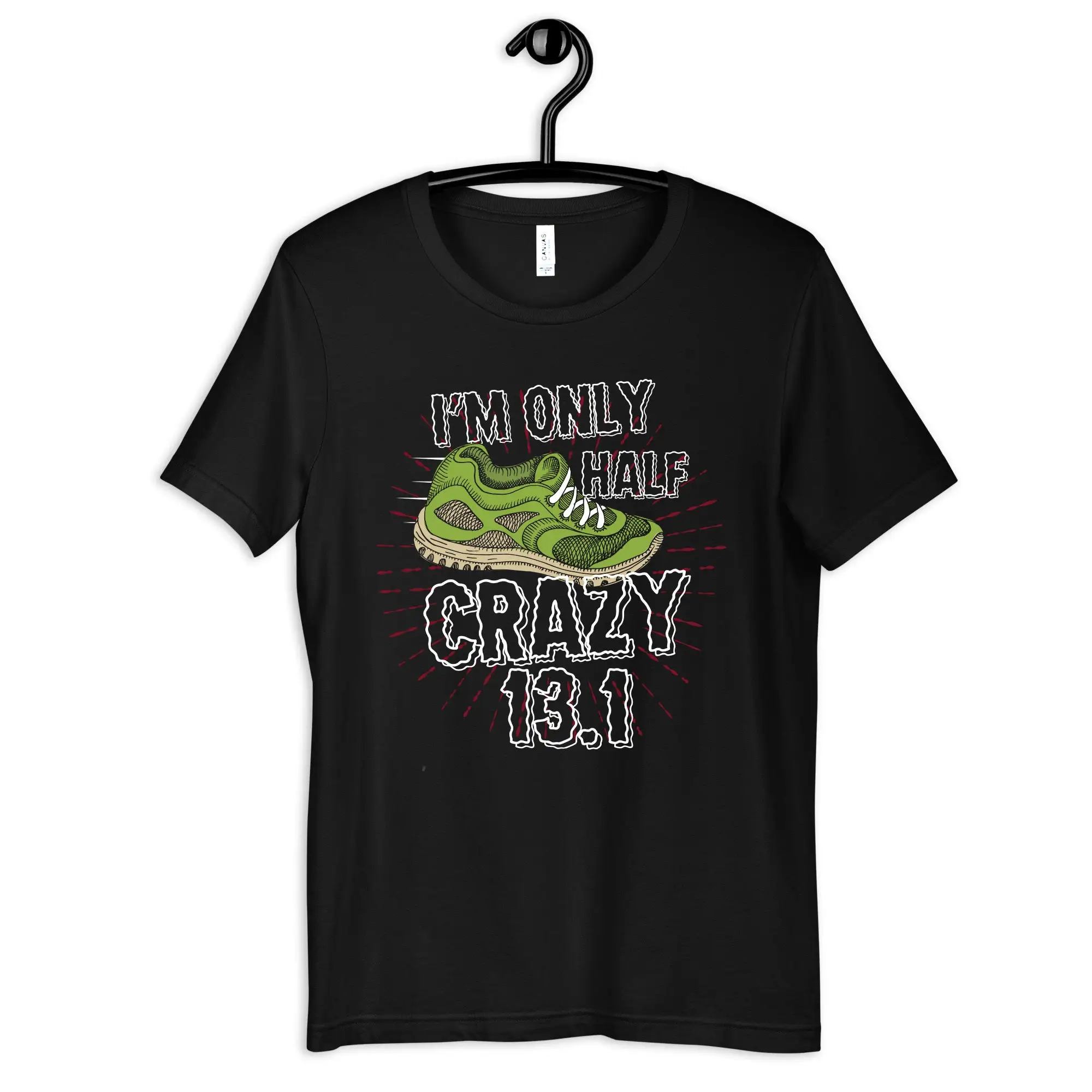 Half Marathon T Shirt Funny 13 1 Crazy Training Long Sleeve