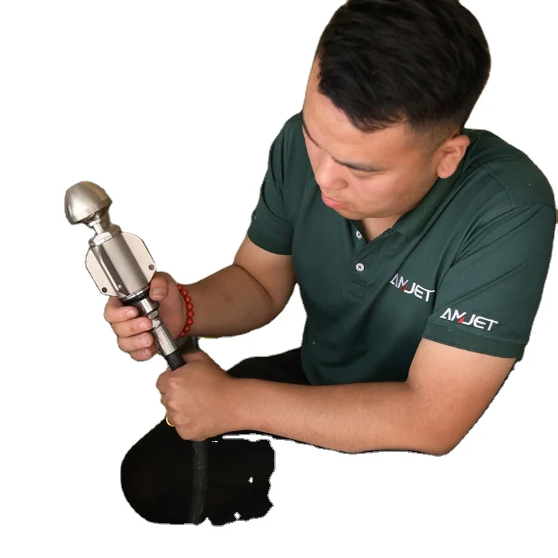 Promotions Rotating Nozzle Clogged Pipes Can Be Cleaned High Pressure Water Jet Sewer Cleaning Machine Nozzle Sewer Washer