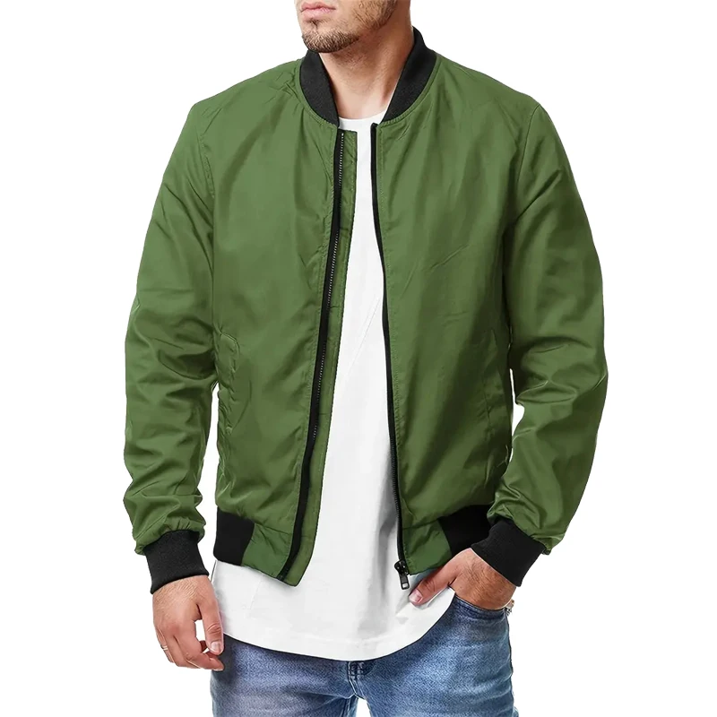 New Military Jacket Men's Slim Bomber Jacket Spring Autumn R Men Outerwear Ma-1 Aviator Pilot Air Bomber Jackes and Coat Male