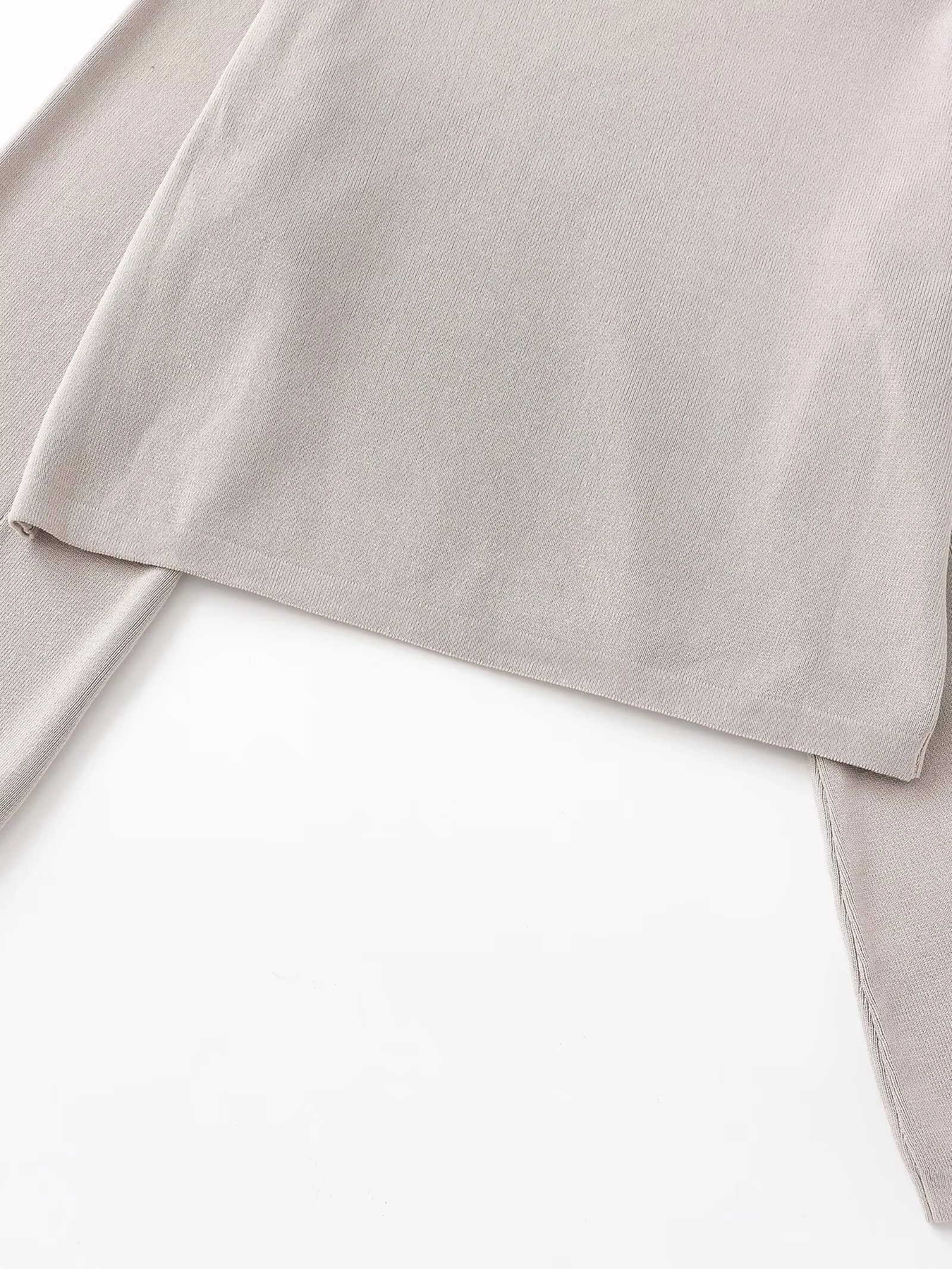 2025 شتاء جديد المرأة عادية عصرية بسيطة طويلة الأكمام توالت الرقبة الناعمة البلوز البنطال القصير #4