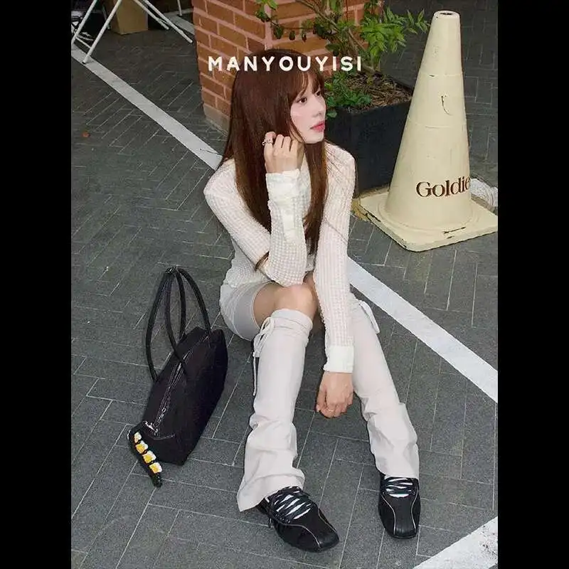 أحذية الباليه النسائية المسطحة للخريف والشتاء، أحذية تدريب الباليه الألمانية المشي الرياضية، أحذية الباليه ماري جين