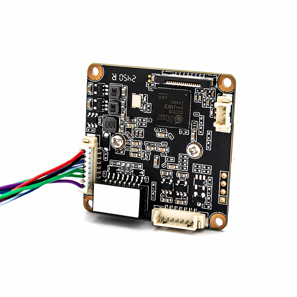 WGWK IP Camera Board IMX307 3MP Ultra Low illumination With 2.0mm 111° No Distortion Onvif H.265 RTSP POE Security Webcam Module