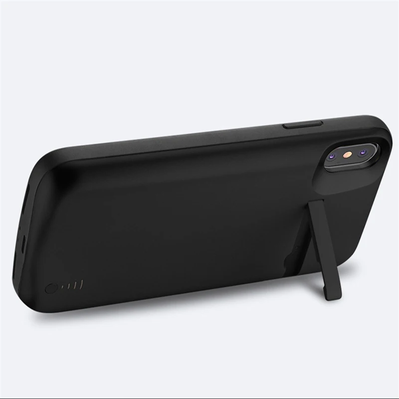 Étui chargeur Power Bank iPhone 5000/6000mAh - usage example