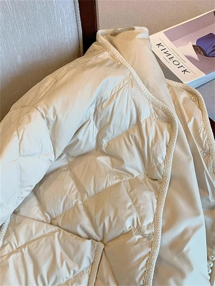 Korean Sle Lightweight Loft Cotton Jaet n Comfortable Sle Women's Outerwear Spring Autumn Season  Color