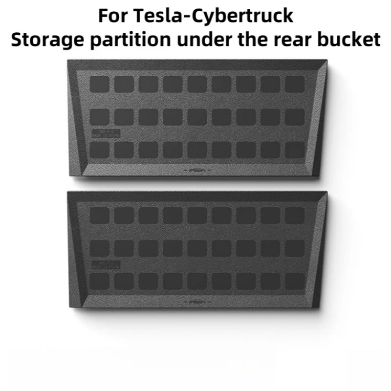 

For Tesla Cybertruck pickup car trunk lower storage partition Tesla Cybertruck rear bucket divider Car Interior Accessories