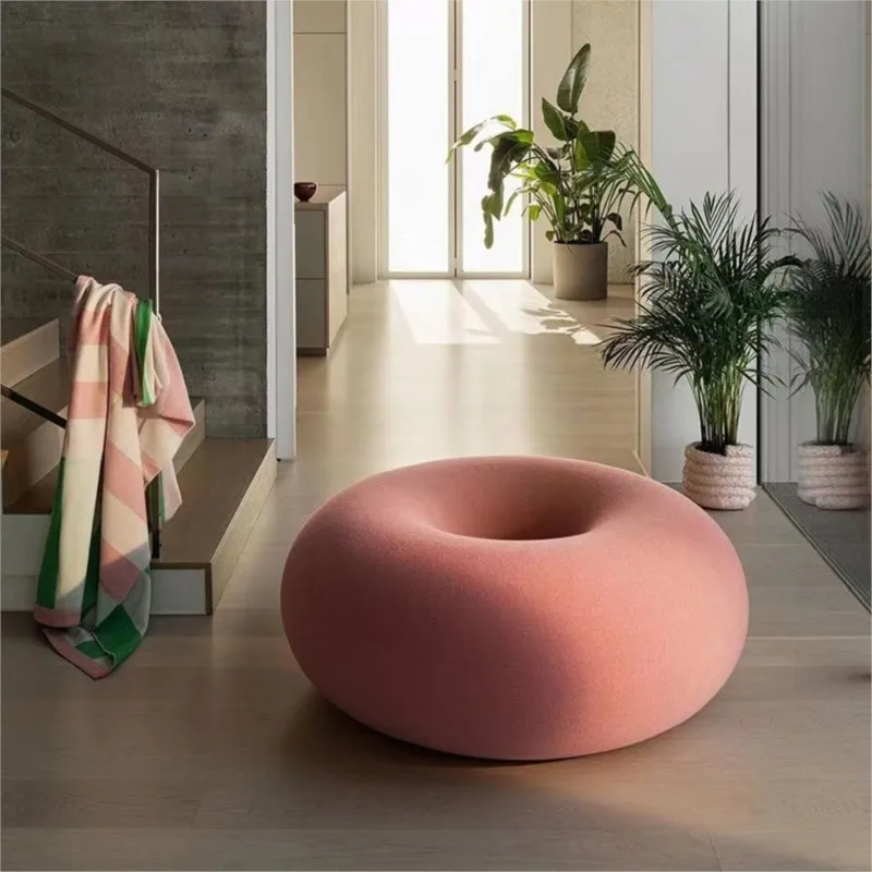 Warming Sweet Donut Lazy Sofa Chair Creative Round Princess Leisure Chair Living Room Children\'s Seat 2024 Hot Sale Dropshipping