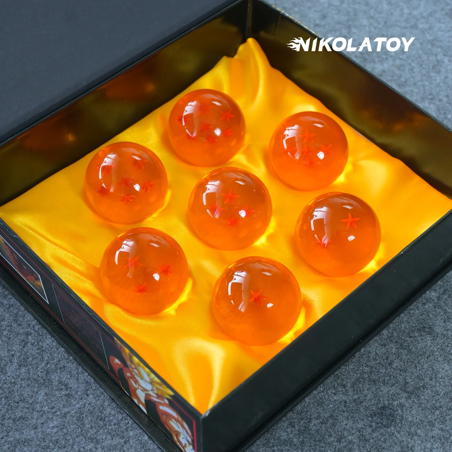 Nikolatoy Dragon Ball Z Complete 7-Piece Crystal Ball Figure Gift Box Set Anime Fan Collectible Display Edition Dragon Ball Z - Image 4