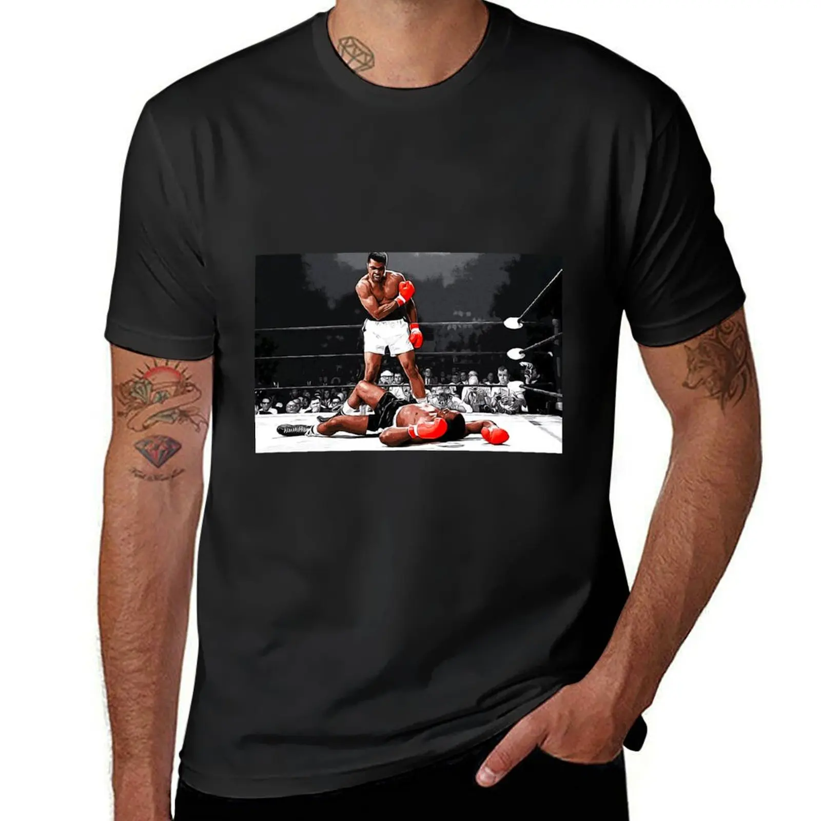 soprt of muhammed ali T-Shirt customs boys animal print boys whites customs design your own mens t shirts pack