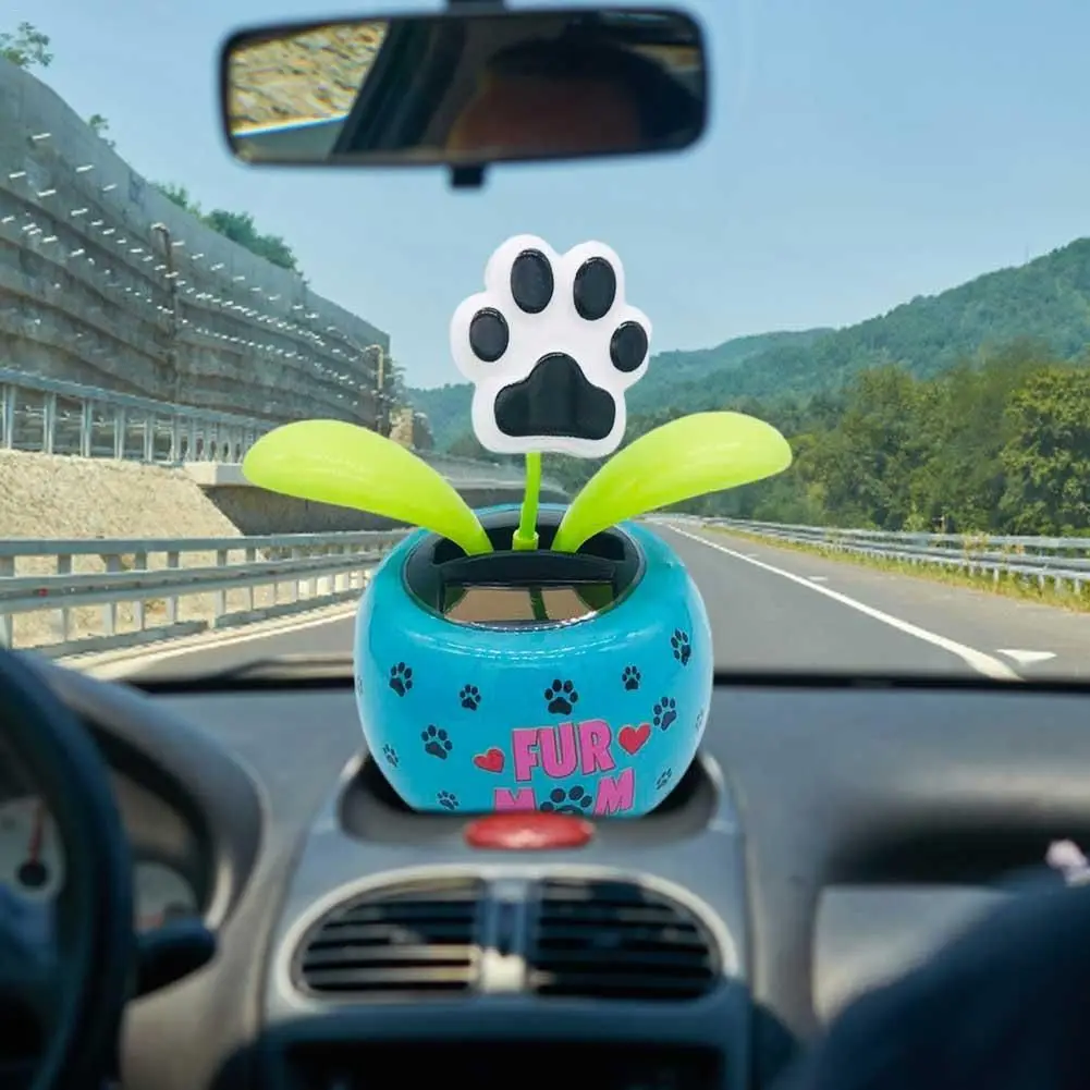 

Plants Electric Toys Car Gadgets Solar Power Toy Flower Swinging Dancing Flower Solar Powered Car Dashboard Ornaments