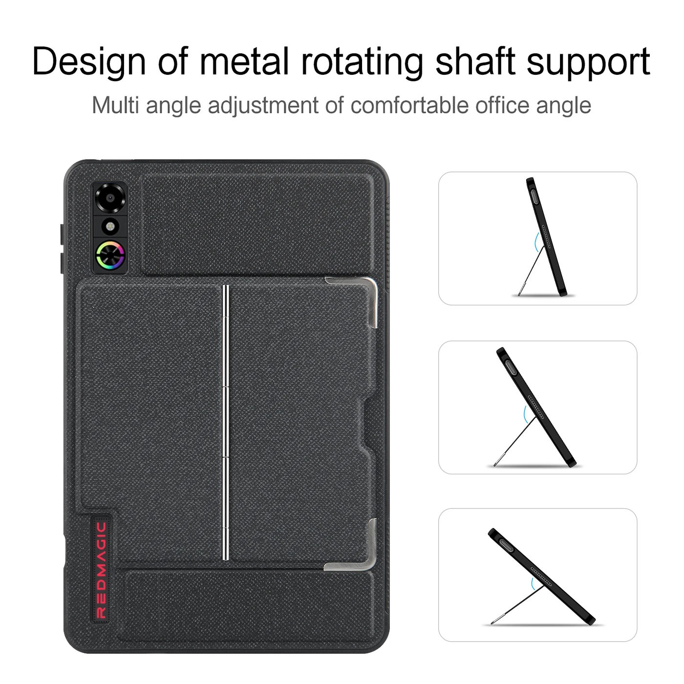 For RedMagic Astra Gaming Tablet Case Stand Cover for ZTE Nubia RedMagic Astra / Tablet 3 Pro 9.06'' Gaming Slim Shockproof Case
