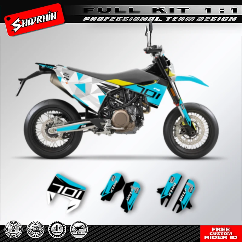 

Sawrain For 701 Enduro Stickers graphics Background Decals For Husqvarna 701 SUPERMOTO ENDURO 2015 2016 2017 2018 2019 2020 007
