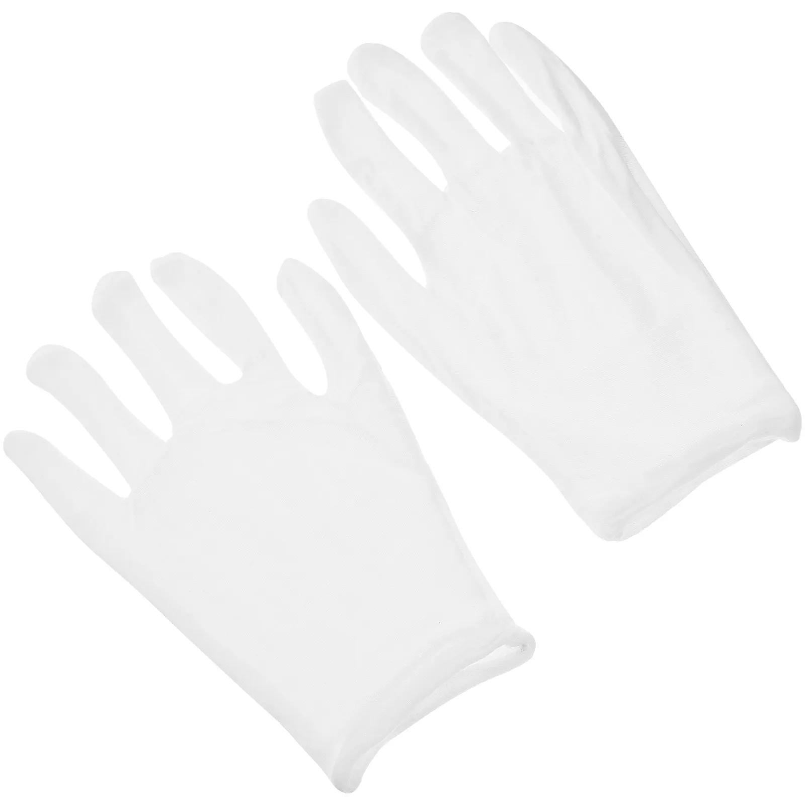 6Pairs Cotton Men Work Gloves for Jewelry Coin Silver Inspection Soft Comfortable Cotton Gloves for Art Handling Protective Use