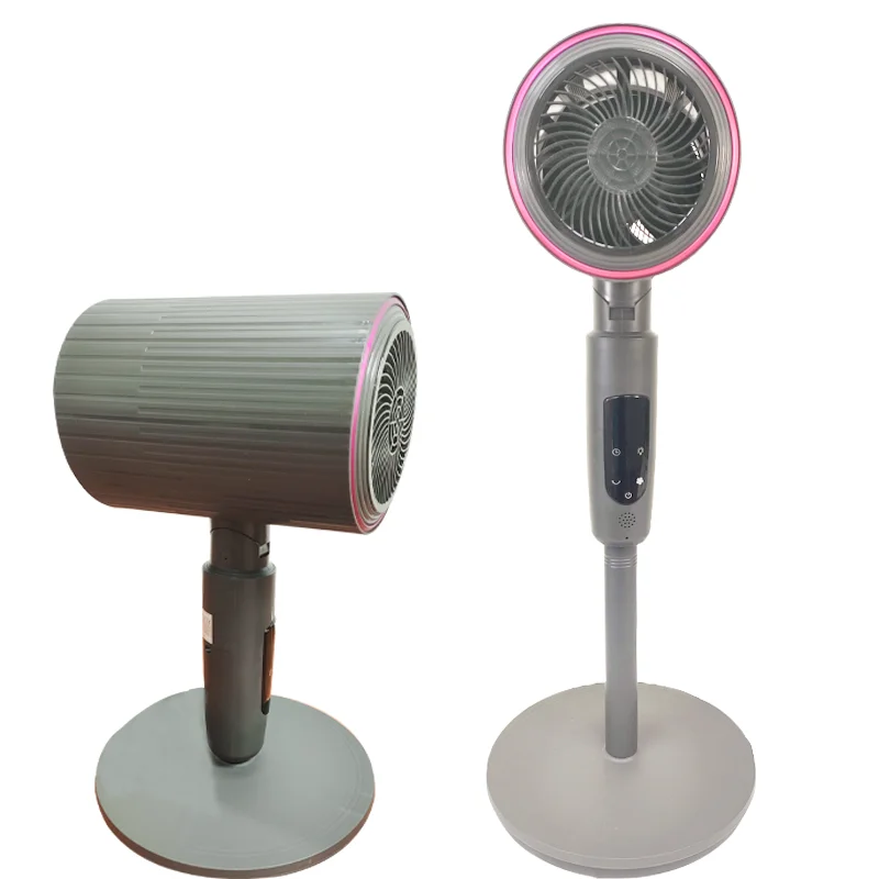 

portable electronic aromatherapy fan voice control standing fan height adjustable air circulator fan air purifier