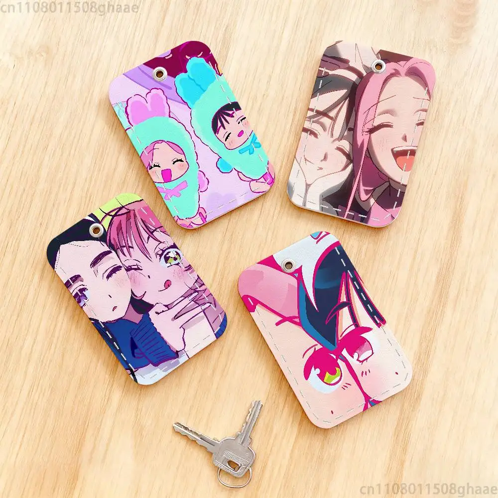 

Cute Love Mizi and Sua Personalised Print Card Holder Suitable For Holder Girls Door Card Case Women Badge Holder Keychain