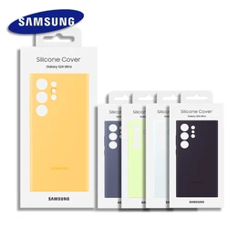 New Original Liquid Silicone Phone Case For Samsung Galaxy S24 Ultra Plus S24Ultra S24Plus 5G Shockproof Cover Protective Shell