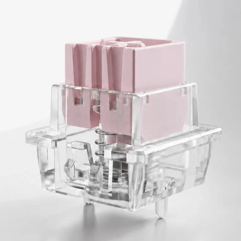 HE‑GT Magnetic Keyboard Switch, Transparent Shell Extreme RT 0.005 High Stability Magnetic Switch Replacement Parts