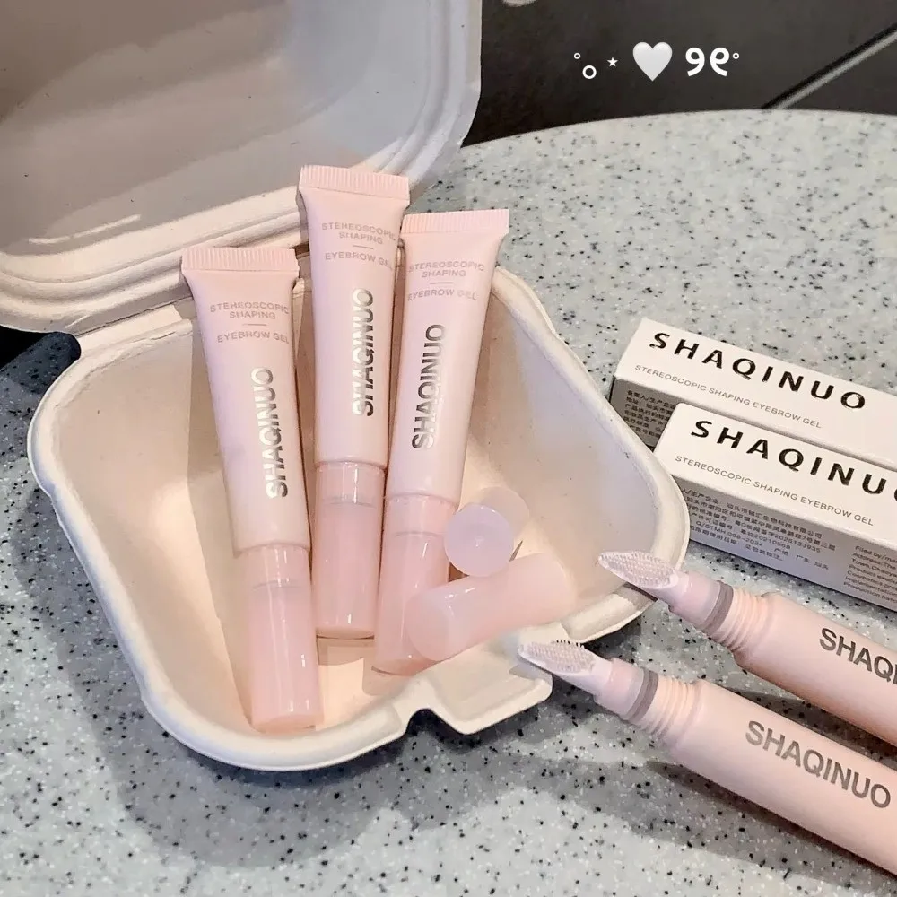 Waterdichte 3D Lamineren Brow Gel 3D Lamineren Effect Siliconen Borstel Waterdichte Brow Gel Zweetbestendig Langdurige Brow Gel