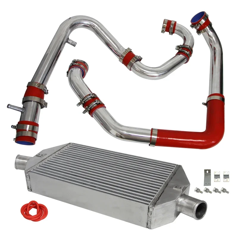 Upgrade Front Intercooler Kit Black/Blue/Red Fits for Toyota Celica 2.0L Turbo ST185 1989-1994 ST205 1993-1999