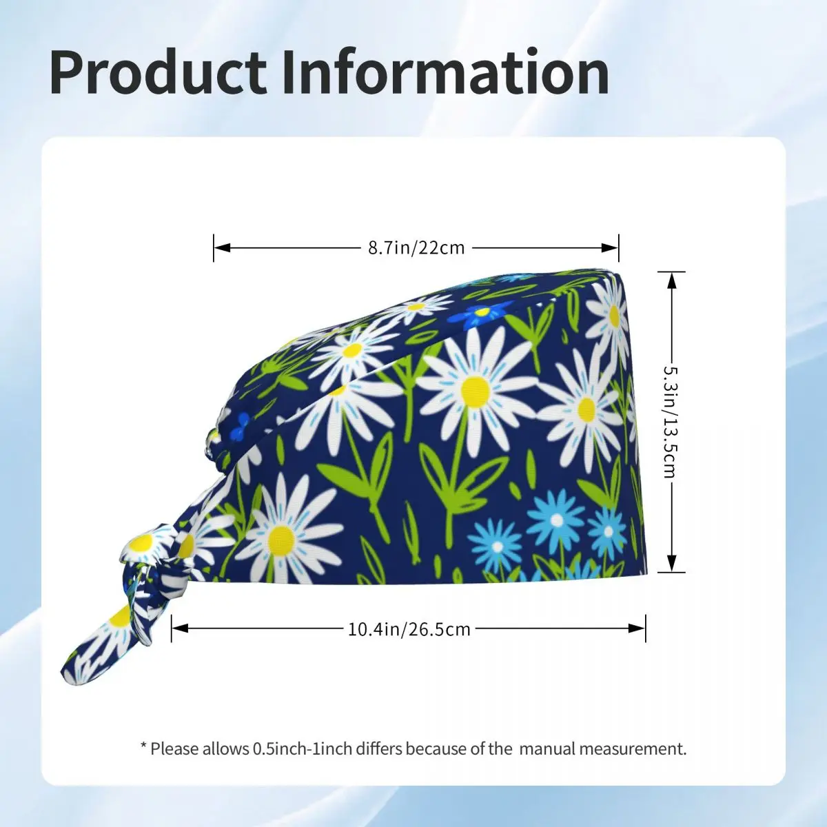 Scrub Caps Medical Nurse Hat Doctors Nurses Daisy Hospital Healthcare Surgeon Dental working Head caps