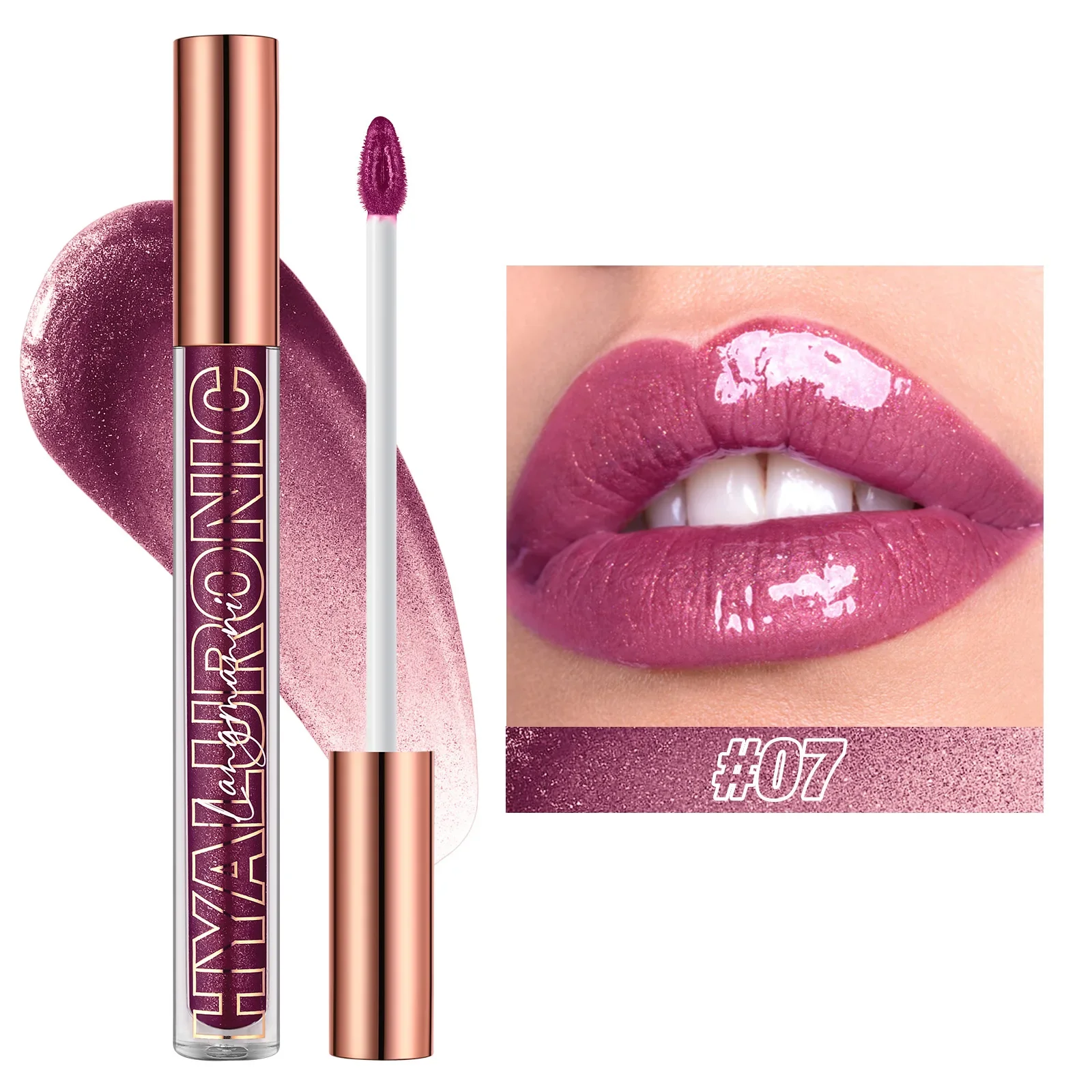 Glitter Nude Liquid Lip Gloss Waterproof Last Moisturizing Non-stick Cup Mirror Surface Lip Glaze Sexy Shimmer Lipstick Cosmetic