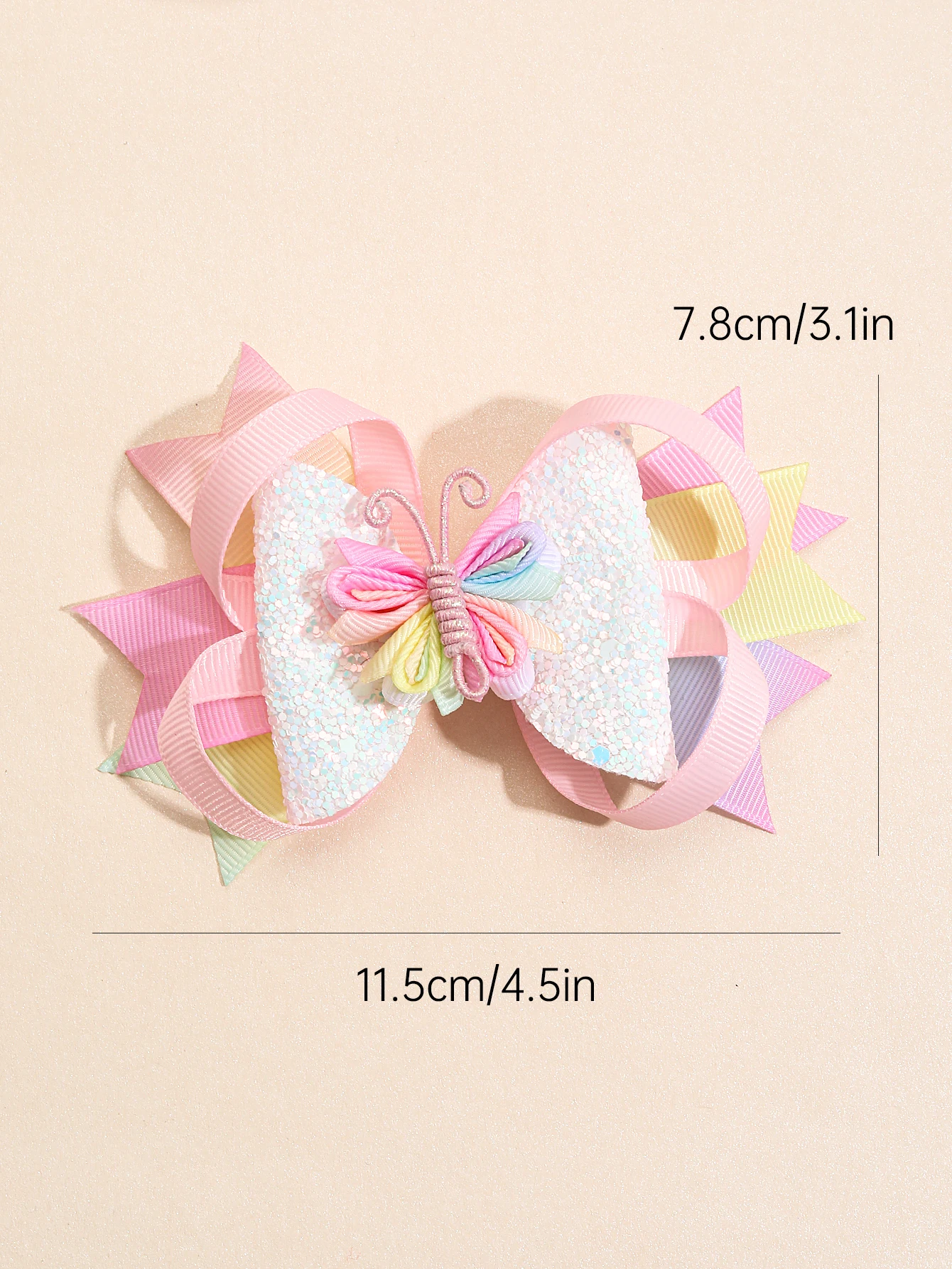 New Butterfiy Flower Pearl Hair Clips Solid Bowknot Hairpins For Girls Children Boutique Barrettes Kids Fashion Hair Accessories