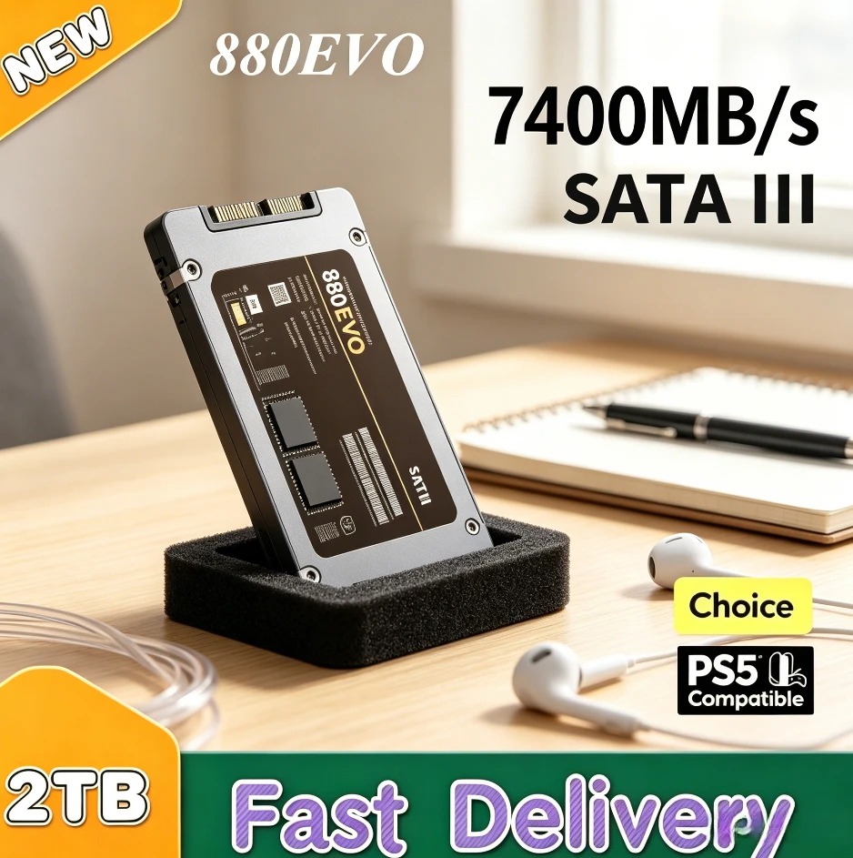 

Original 880EVO External Hard Disk High Speed For Internal Hard Drive Sata3 Interface Portable Solid State Drive For Laptop