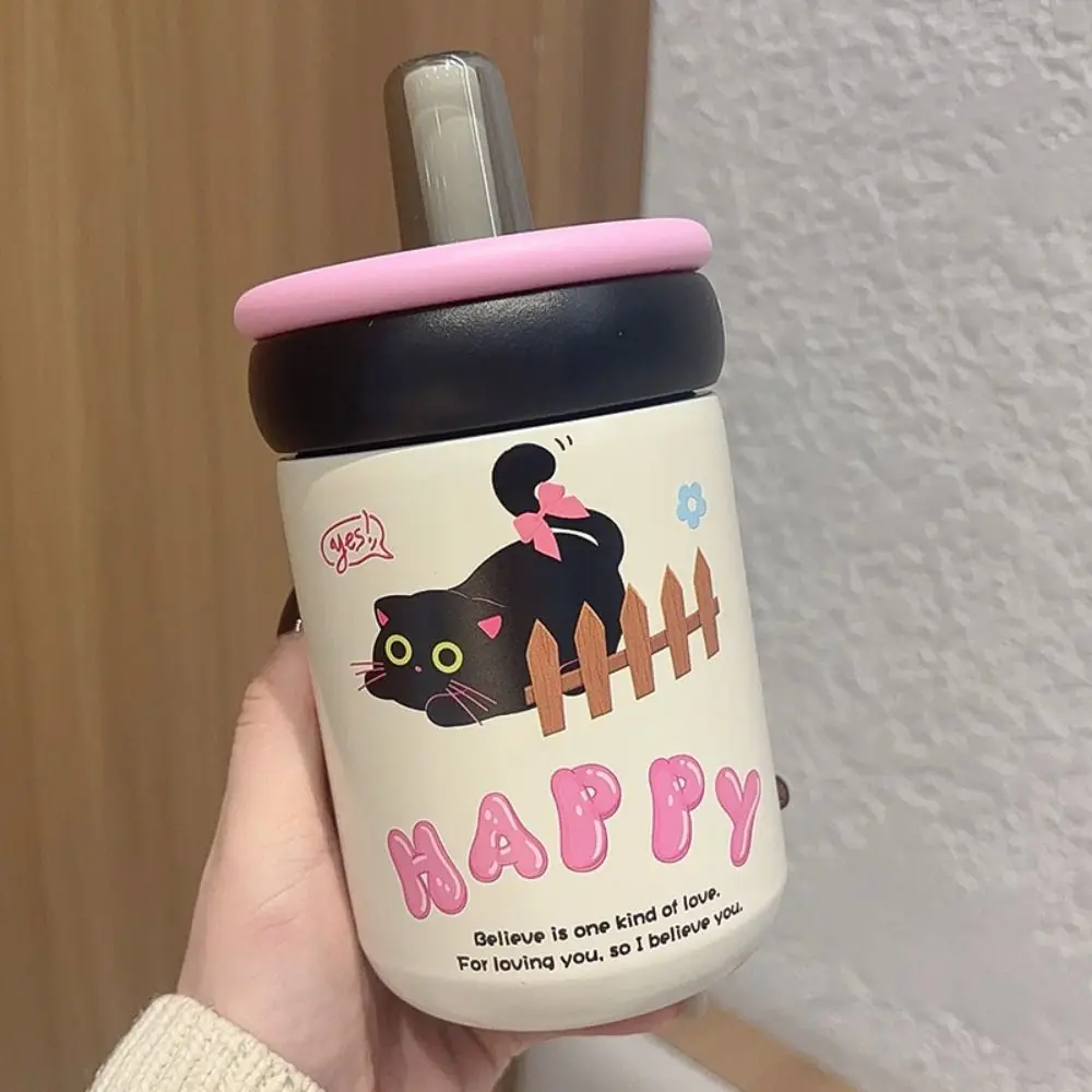 Cartoon Cat Stainless Steel Thermos 1