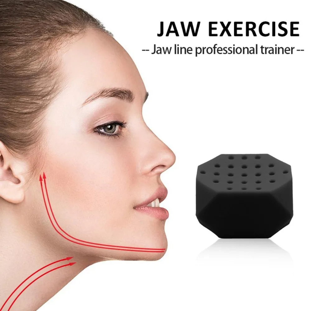 Chin Jawliner Facial Chew Face Lifting Slim Face Neck Toning Fitness Equipment Face Fitness Ball Jawline Trainer Jaw Exerciser