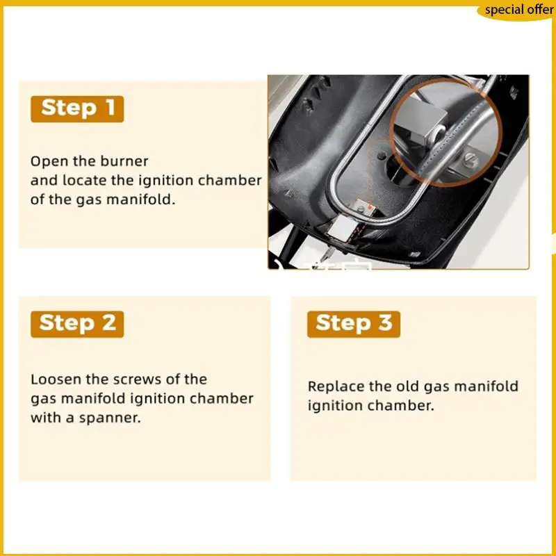 

A50I Gas Grill Piezo Igniter Assembly Piezo Spark Igniter Ignition For Weber 80462 Q100 Q200 Piezoelectric Pulse Ignition
