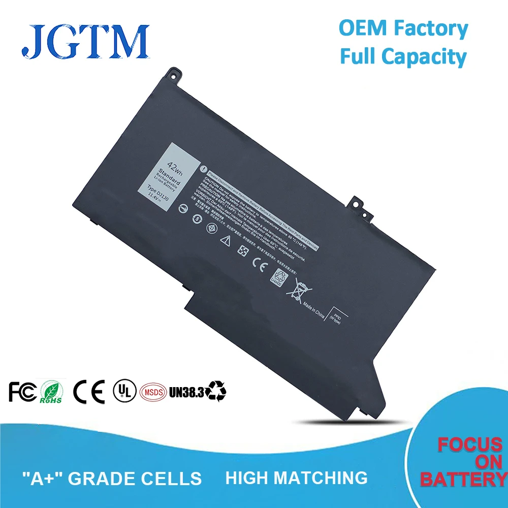 42Wh Genuine Battery DJ1J0 For Dell Latitude E7280 E7380 E7480 11.1V 3300MAH Notebook Pgfx4 Dj1j0 Laptop Battery