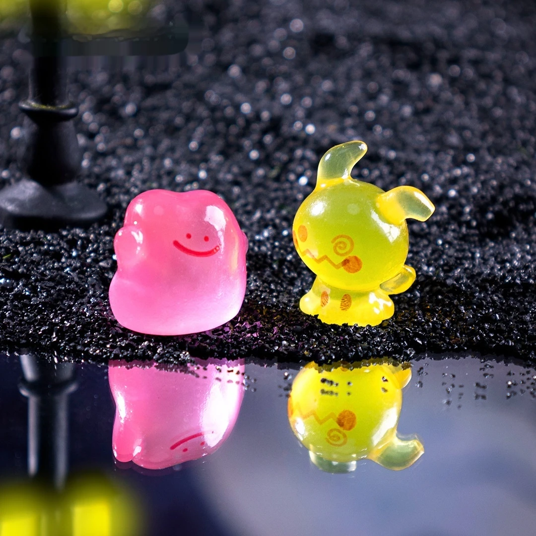 6 szt. Kreatywne Lampki Nocne Elfie Mini Figurki Akcji DIY Dekoracja Wiszące Ozdoby Mikro Krajobraz Dekoracja Biurka Komputerowego