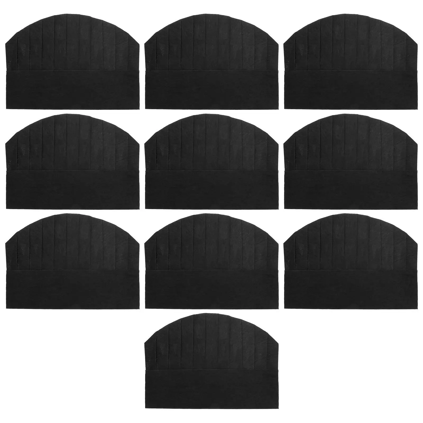 10 Uds. Gorro de Chef servidor cocinero restaurante cocina trabajo cocina sombreros y gorras para mujer