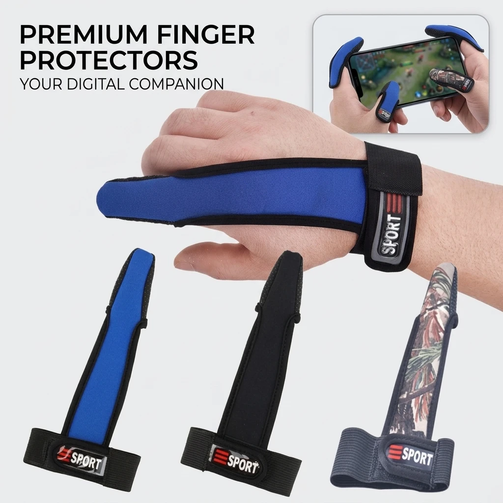 Non-Slip Fishing Single Finger Protector Casting Glove Anti-Cut Finger Guard for Sea Carp Fishing Accessories