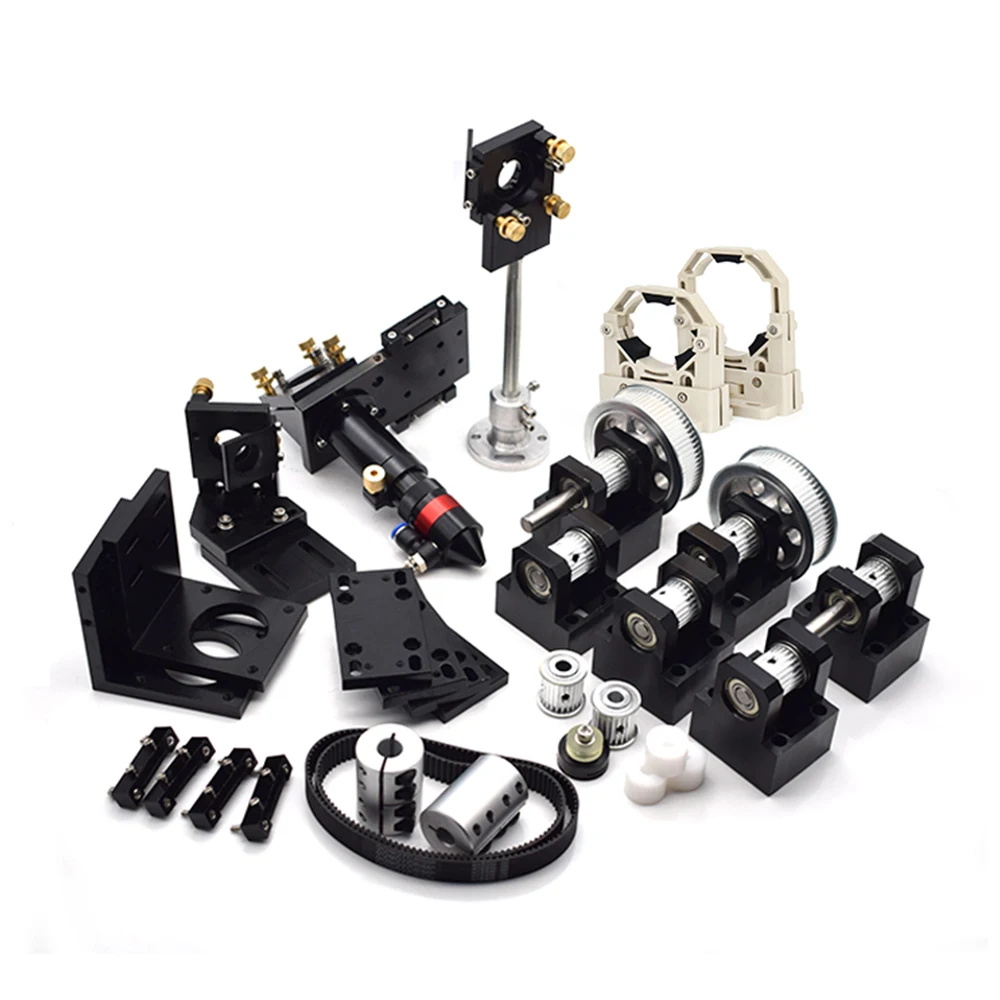 WaveTopSign CO2 Laser Metal Parts Transmission Laser Head Set Mechanical Components For Co2 Laser Cutting And Engraving Machine