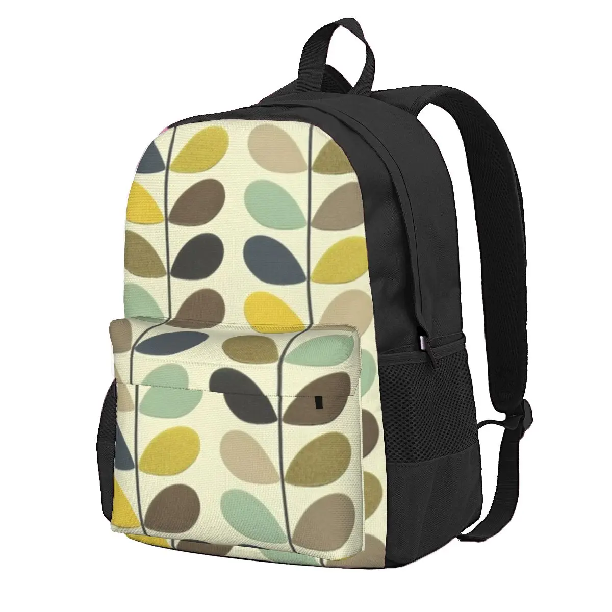 

Orla Kiely Multistem Student Backpack School Bag Hiking Travel Daypack for Men Women Fashion Bookbag Shoulder Bags