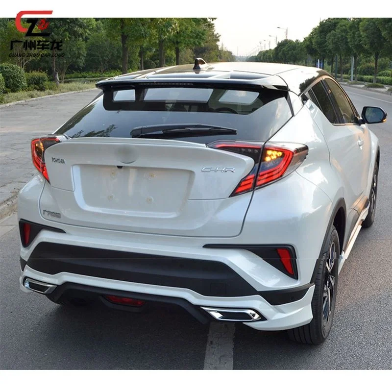 Factory Direct ABS Material Car Bumpers For Toyota CHR 2018-2022 Front Lip Rear Lip Side Skirts Car Bodykit