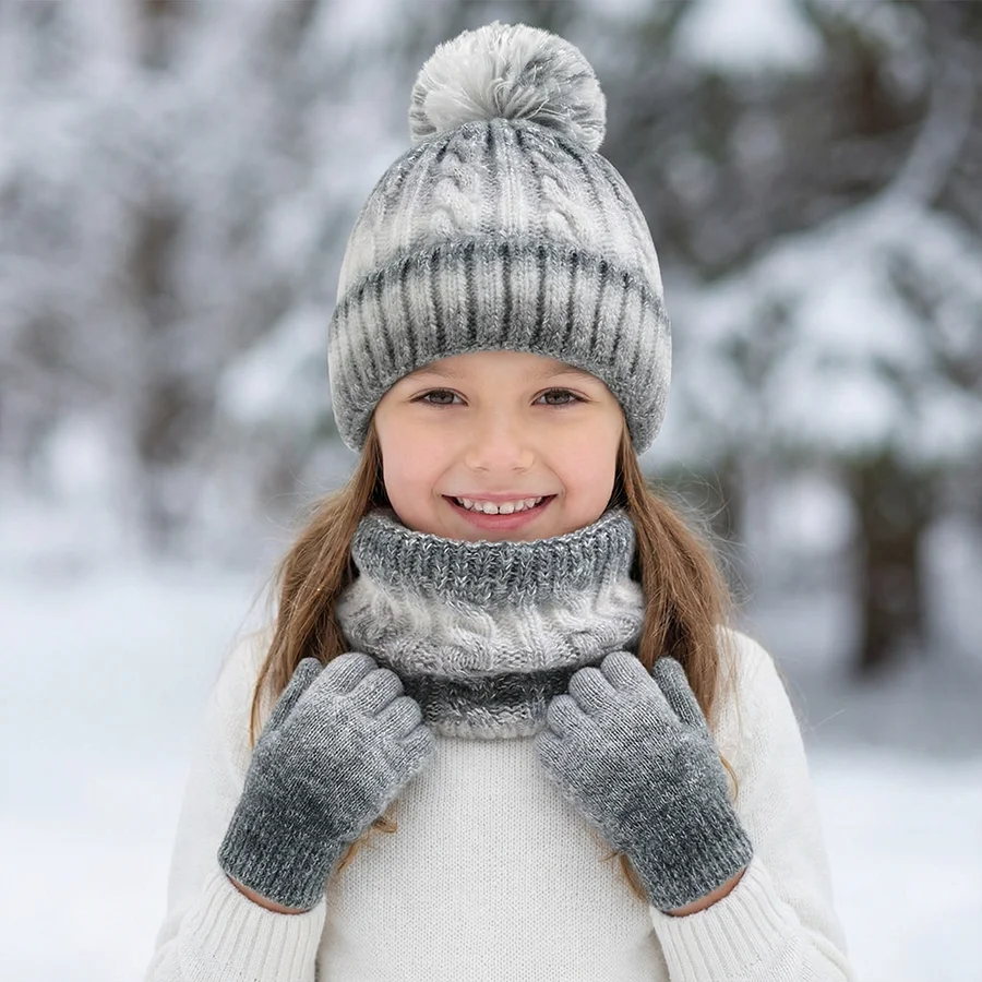 Ensemble de 3 pièces pour enfa - Kids Outdoor Gloves avis et prix