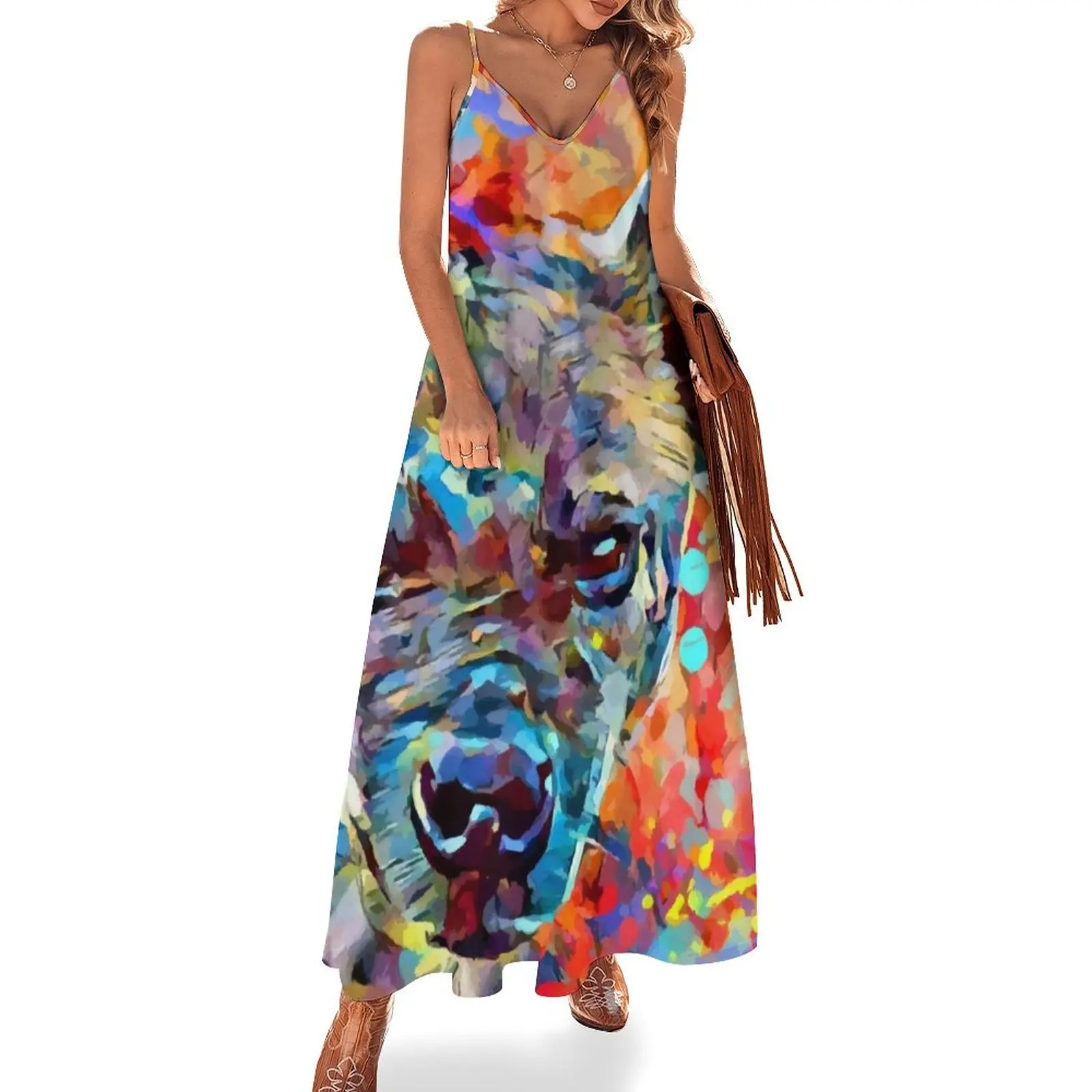 

Женское летнее платье без рукавов, 2023